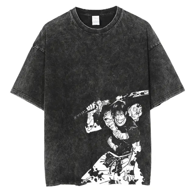 Hip Hop Streetwear Summer Short Sleeve Vintage T-Shirt