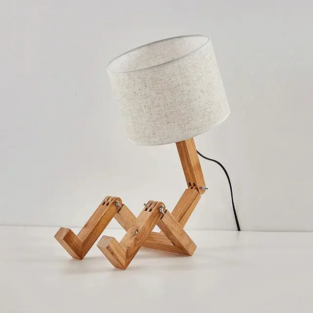 Table Lamp Robot Shape