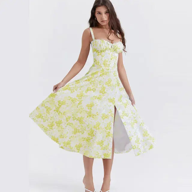 Summer Floral  A-line Dress